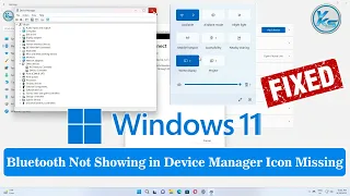 ✅ How To Fix Bluetooth Not Showing in Device Manager Icon Missing in Windows 11/10/8/7