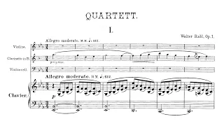 Walter Rabl – Quartet for Piano, Violin, Clarinet, and Cello