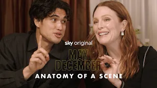 Charles Melton & Julianne Moore sit down to discuss THAT package scene! | May December | Sky Cinema