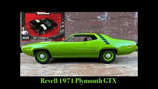 Revell 1/24 1971 Plymouth GTX “Sassy Grass” build