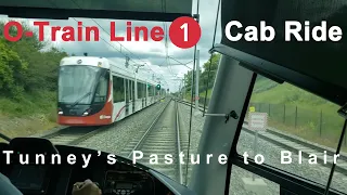 O-Train Line 1 Front POV (Tunney's Pasture to Blair)