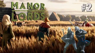 ВТОРОЙ ЗАХОД: ОТБИТЬ НАПАДЕНИЕ РАЗБОЙНИКОВ MANOR LORDS. №2