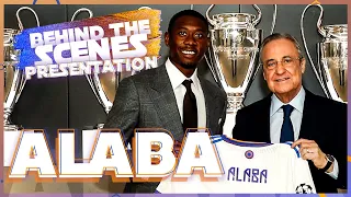 What you DIDN'T SEE at DAVID ALABA's Real Madrid PRESENTATION!