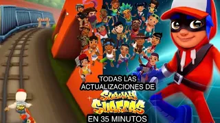 TODAS LAS ACTUALIZACIONES DE SUBWAY SURFERS EN 35 MINUTOS | Especial 10 años de Subway Surfers