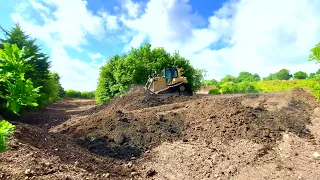 BACKFILL JOB WITH A CATERPILLAR D6T LGP BULLDOZER!