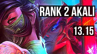 AKALI vs YONE (MID) | Rank 2 Akali, Rank 4, 6 solo kills | TR Challenger | 13.15