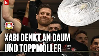 Xabi Alonso dankt Daum und Toppmöller - und verrät, ab wann er an den Titel glaubte | Leverkusen