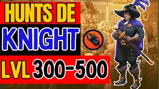 ⚠️[MELHORES HUNTS DE KNIGHT NO TIBIA]⚠️ EK SOLO LEVEL 300+ 350+ 400+ 450+ 500+ #tibia  #mmorpg