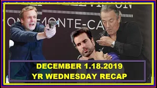 The Young And The Restless Recap WEDNESDAY December 18 - YR Daily Spoliers 12/18/2019