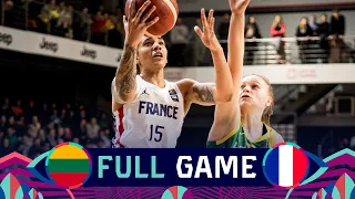 Lithuania v France | Full Basketball Game | FIBA Women's EuroBasket 2023 Qualifiers