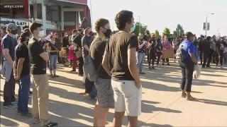 Black Lives Matter Cleveland holds 'This Is Why We Walk' rally at FirstEnergy Stadium