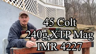 45 Colt 240g XTP Mag IMR4227