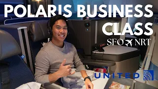 Experience United Polaris Business Class |  11 Hours San Francisco to Tokyo
