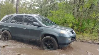 Acura MDX__Ultimate OFF-ROAD TEST__On Highway Tires (no lift & no snorkel)