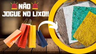 How to Transform Paper Bags into Faux Leather