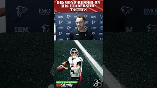 Atlanta Falcons QB Desmond Ridder on his Leadership Tactics