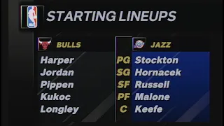 1998 NBA Finals Bulls VS Jazz Jordan's last dance NBA 2K23