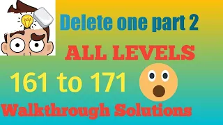 dop 2 level 161 162 163 164 165 166 167 168 169 170 171 delete one part 2 walkthrough solution