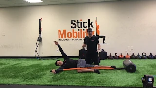 T-spine & Shoulder Mobility with Hip Disassociation  - Stick Mobility Exercises