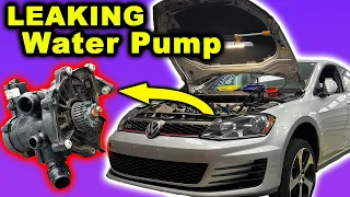 How To Replace A Leaking MK7 2.0t Water Pump