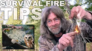 Survival Fire Tips and Tricks | PLUS Releasing Rehabbed Raptors!