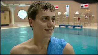 Tom Daley and Max Brick diving with BBC Radio Solent's Steve Harris (2009)