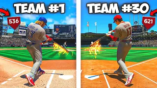 Hitting a 500+ Foot Home Run with EVERY MLB Team in ONE VIDEO!