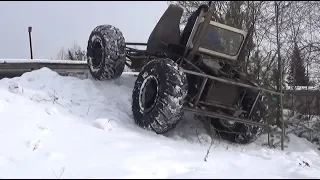 All-terrain vehicle fracture on low-pressure tires Part 4 Trial tests