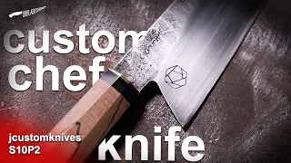 Basic forging 80CRV2 Mono Steel Custom Kitchen Knife