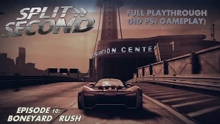 Split Second - Episode 10: Boneyard Rush - 100% Playthrough - No Commentary (HD PS3 Gameplay)