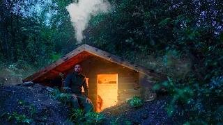 7 Days Shelter building, Dugout start to finish, cozy even in the mountains