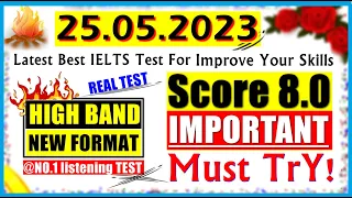 IELTS LISTENING PRACTICE TEST 2023 WITH ANSWERS | 25.05.2023