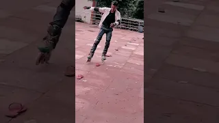 First time new skater stunt 👿😯#skating #bhagalpur #viral