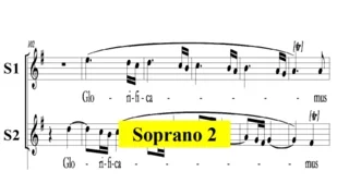 Vivaldi - Gloria - RV589 - 3 Laudamus te - Soprano2