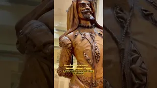 Wooden Double Face Statue || Salarjung Museum Hyderabad
