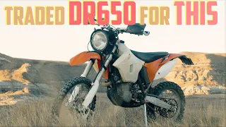 Traded my DR650 for a KTM500.. REGRETS?
