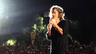 Harry speech & Singing happy birthday to Niall - One Direction Rose Bowl 9/13/14 HD