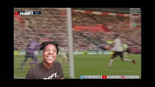 Speed Reacts to haaland bicycle kick 🤣