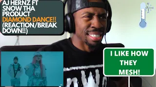 {THIS NEEDS TO BE LONGER!!} AJ HERNZ FT SNOW THA PRODUCT "DIAMOND DANCE"(REACTION/BREAKDOWN!)