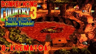 🍌 DONKEY KONG COUNTRY 3: 105% #8 - Krematoa (Mundo Secreto)