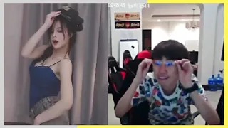 Doinb's Wife mad he watched Female Streamers dancing #lpl