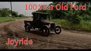 100 Year Old Ford Truck Goes For a Drive