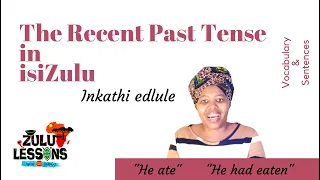Past Tense Grammar - Inkathi Edlulile  - How to speak isiZulu - Beginner Zulu Lessons with Thando