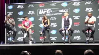 Jon Jones & Daniel Cormier Verbal Sparring (UFC 178 Q&A Media Day- LA)