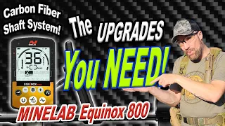 The MANDATORY Upgrades - Minelab Equinox 800 - Installed