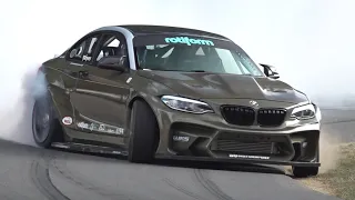 2JZ BMW F22 HGK Eurofighter Drift Car | Killing Tires at Goodwood FOS 2023