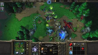 Undead vs Nightelf 1v1 Warcraft 3 Ranked Game [Deutsch/German]