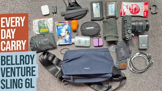 Bellroy Venture Sling 6L | EDC Packing List 2.2kg/4.8lbs