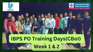 IBPS PO Training 2023 Vlog-2(Week 1 & 2)|Central Bank of India|Mumbai| #centralbankofindia #banking