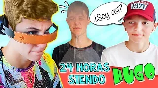 24 HORAS siendo HUGO 🤣 MATEO HAACK imita a su hermano HUGO 😎 ¿Qué tal lo hace?